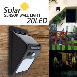 20 LED Waterproof Solar Power Motion Sensor Light Pakistan