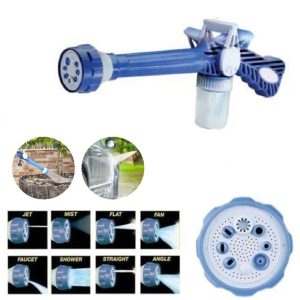 8 Nozzle Multi Function Spray Garden Car Water And Soap Cannon Pakistan