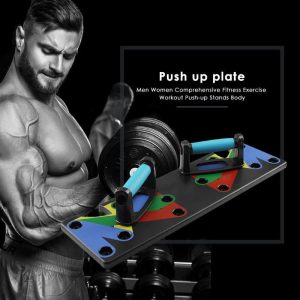 9IN1 Push Up Rack Board System Comprehensive Fitness Pakistan