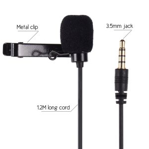 Lavalier Microphone Omni-Directional Clip-On Mic With Cable Pakistan