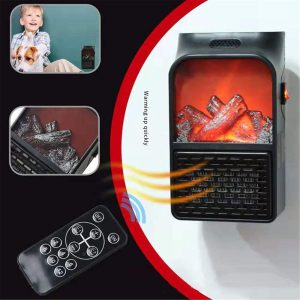 Electric Fan Heater Remote Control Portable Plugin Room Heater Pakistan