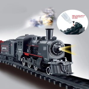 Electric Operated Railway Classic Freight Locomotive Train Toy Pakistan