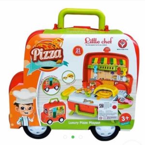 Luxury Pizza Car Pretend Play Moving Van Pizza Shop Toys Pakistan
