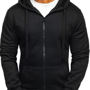 Men's Casual Zipper Hoodies Sweatshirts Male Pakistan