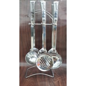 Stainless Steel Cutlery Set With Holder Stand Pakistan