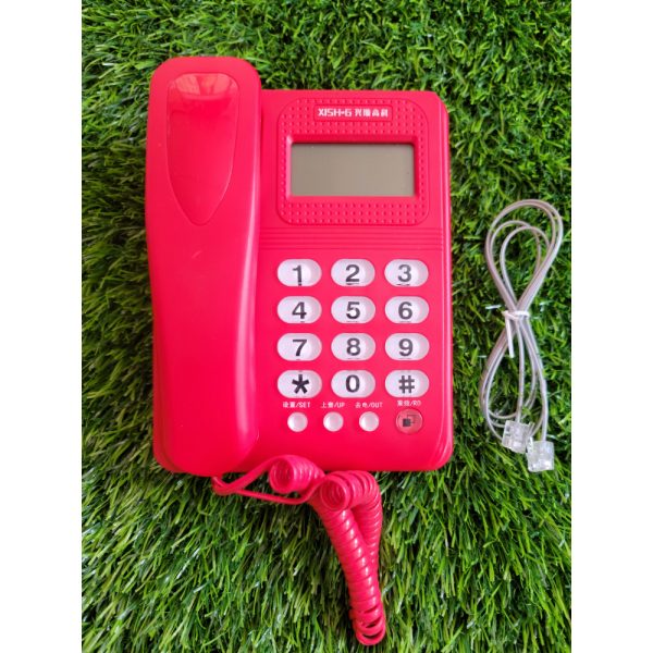 Wall Mountable Telephone Set With Caller ID Play Landline Handset Pakistan