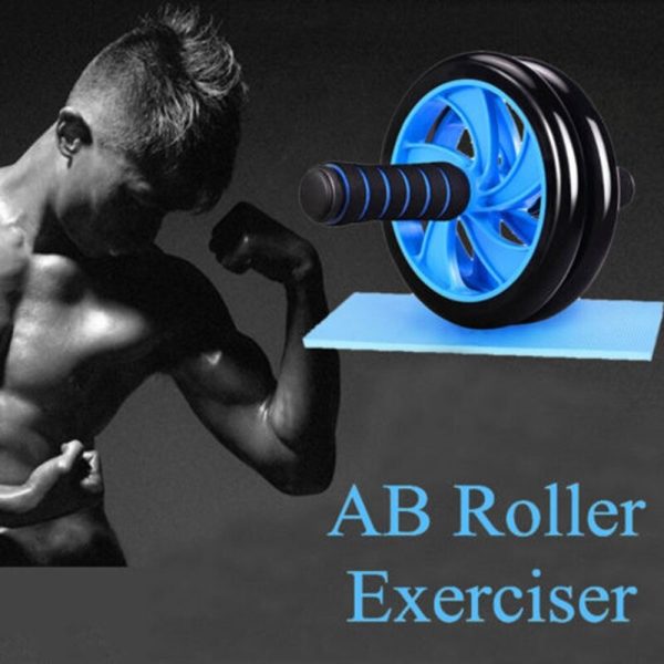 Double Wheel Fitness ABS Abdominal Muscle Trainer Pakistan