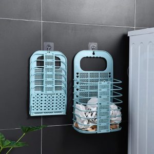 Foldable Dirty Clothes Basket Wall Hanging Laundry Basket Pakistan