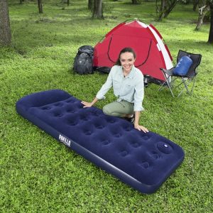 Inflatable Single Air Bed Camping Outdoor Indoor Pakistan