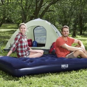 Pavillo Air Mattress Full With Built In Foot Pump Inflatable Bed Pakistan